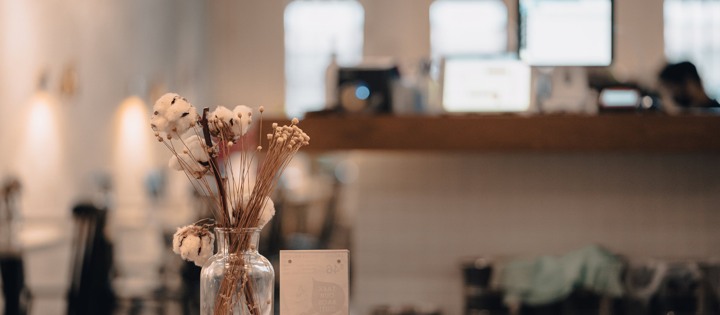 a table with boutique accessories on it